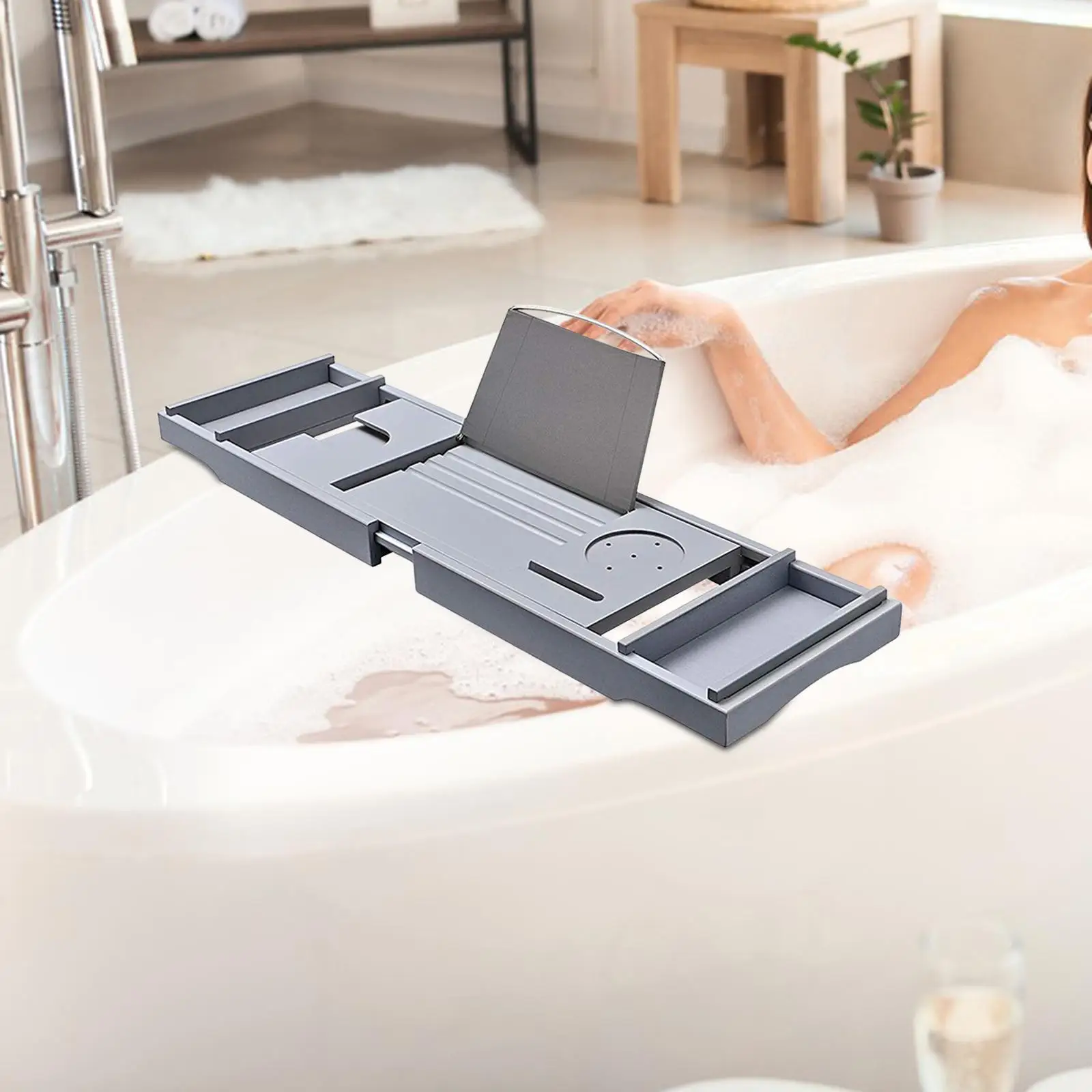 Phone Holder Rack Drinks Tray Bath Tub Tray Shelf Bath Organizer Rack Retractable for Small Tubs Unique Gift Bathroom Gadgets
Phone Holder Rack Drinks Tray Bath Tub Tray Shelf Bath Organizer Rack Retractable for Small Tubs Unique Gift Bathroom Gadgets