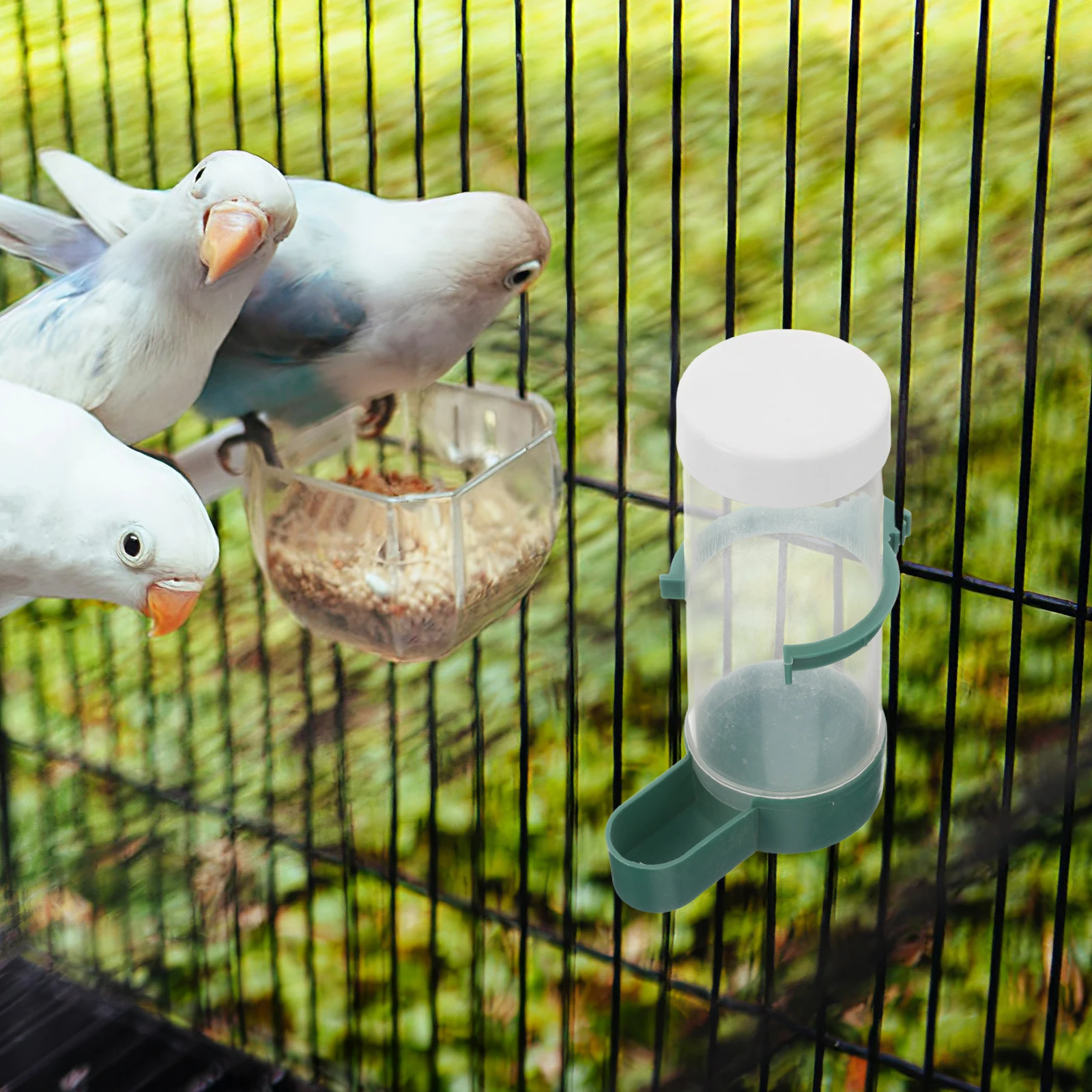 20 Pcs Bird Feeder Automatic Pet Bird Water Food Dispenser Cage Parakeet Drink Holder Suitable for Parrots Pigeons
20 Pcs Bird Feeder Automatic Pet Bird Water Food Dispenser Cage Parakeet Drink Holder Suitable for Parrots Pigeons