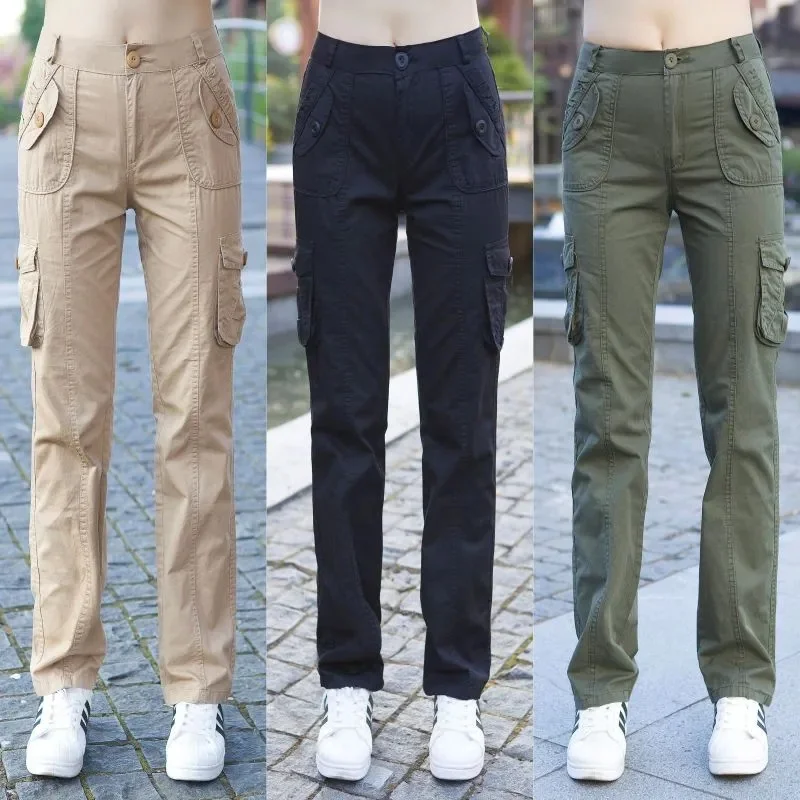 Autumn Women Trend Straight Pants Korean Ladies Large Size 4XL Cargo Pantalons 2025 Female Fashion High Waist Casual Trousers
Autumn Women Trend Straight Pants Korean Ladies Large Size 4XL Cargo Pantalons 2025 Female Fashion High Waist Casual Trousers