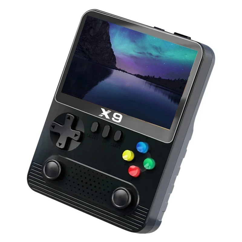 X9 Handheld Game Console 3.5 Inch 10000 Games Arcade Game 6000Mah With Power Bank Function For GBA NES 11 Simulators Durable C
X9 Handheld Game Console 3.5 Inch 10000 Games Arcade Game 6000Mah With Power Bank Function For GBA NES 11 Simulators Durable C