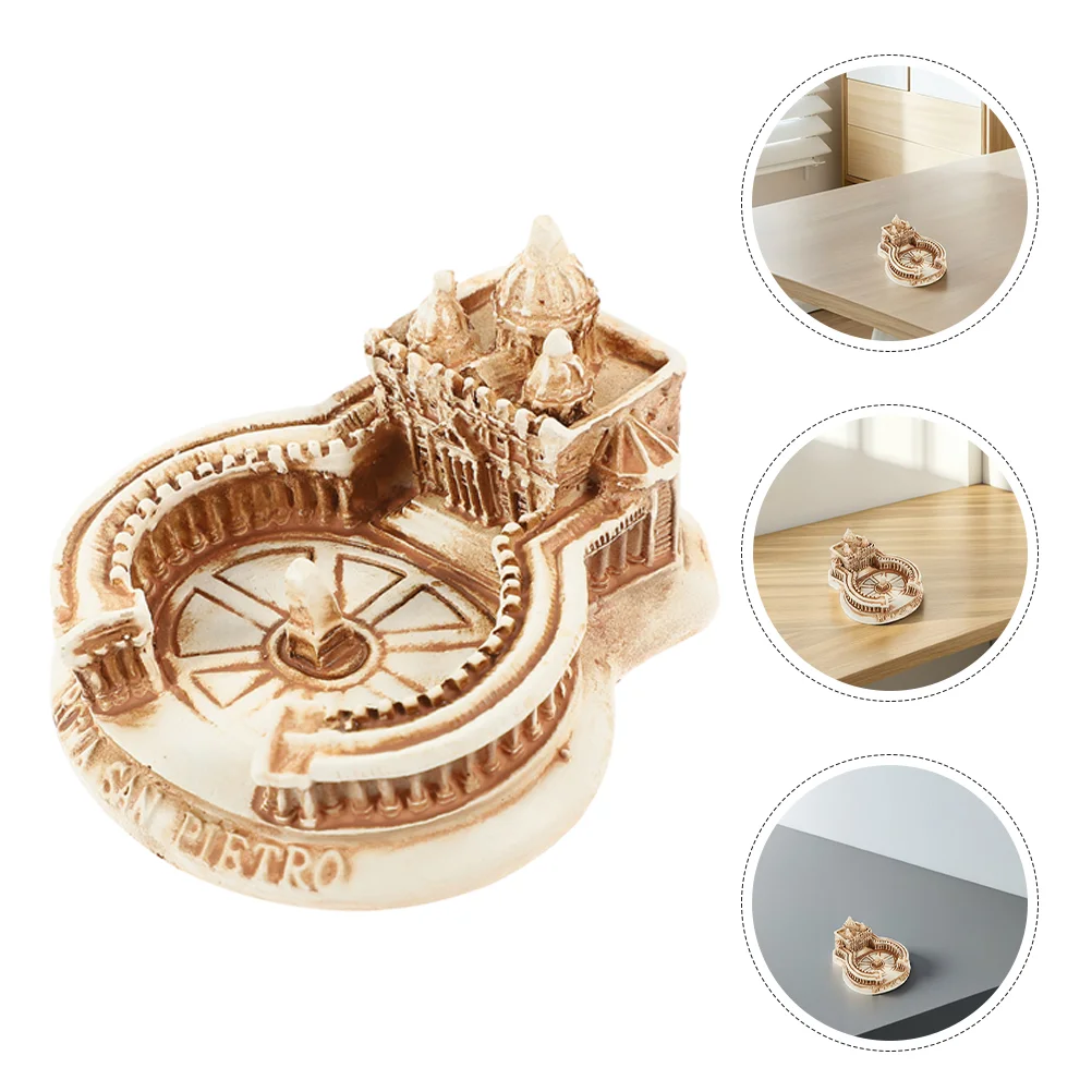 2 Pcs Church Model Mini Roma San Pietro Building Beige Table Decor Ancient Roman Pillar Architecture nament Desktop
2 Pcs Church Model Mini Roma San Pietro Building Beige Table Decor Ancient Roman Pillar Architecture nament Desktop