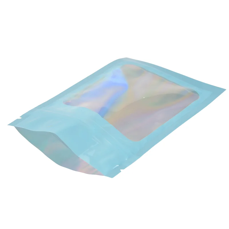 Upgraded 100Pcs Resealable Holographic Bags, Smell Proof Mylar Pouch With Clear Window For Food Storage Party Favor Business
Upgraded 100Pcs Resealable Holographic Bags, Smell Proof Mylar Pouch With Clear Window For Food Storage Party Favor Business