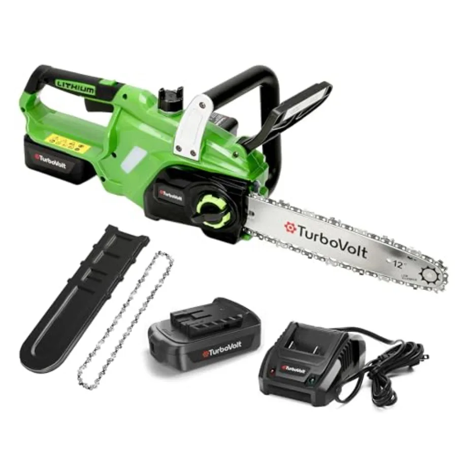 Cordless Chainsaw 20V Battery Powered Rechargeable Chainsaw 12 Electric Chain Saw with 4.0Ah Battery and Charger Brushless for
Cordless Chainsaw 20V Battery Powered Rechargeable Chainsaw 12 Electric Chain Saw with 4.0Ah Battery and Charger Brushless for