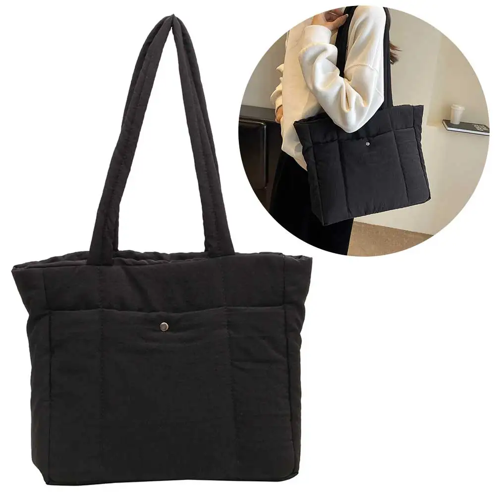 Women Puffer Shoulder Bag Solid Color Winter Puffer Bags Large Capacity Single Shoulder Bag Fashion for Party Travel Work
Women Puffer Shoulder Bag Solid Color Winter Puffer Bags Large Capacity Single Shoulder Bag Fashion for Party Travel Work