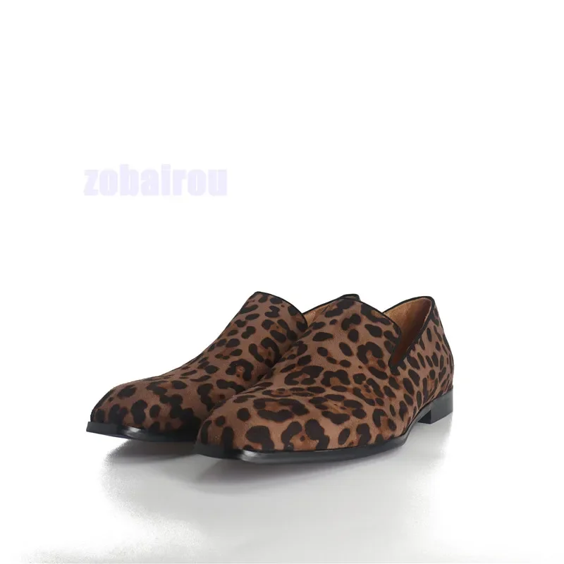 Leopard Print Design Horsehair Men Loafers Fashion Comfort Slip On Men Shoes Novel Handmade Banquet Party Feast Men Casual Shoes
Leopard Print Design Horsehair Men Loafers Fashion Comfort Slip On Men Shoes Novel Handmade Banquet Party Feast Men Casual Shoes