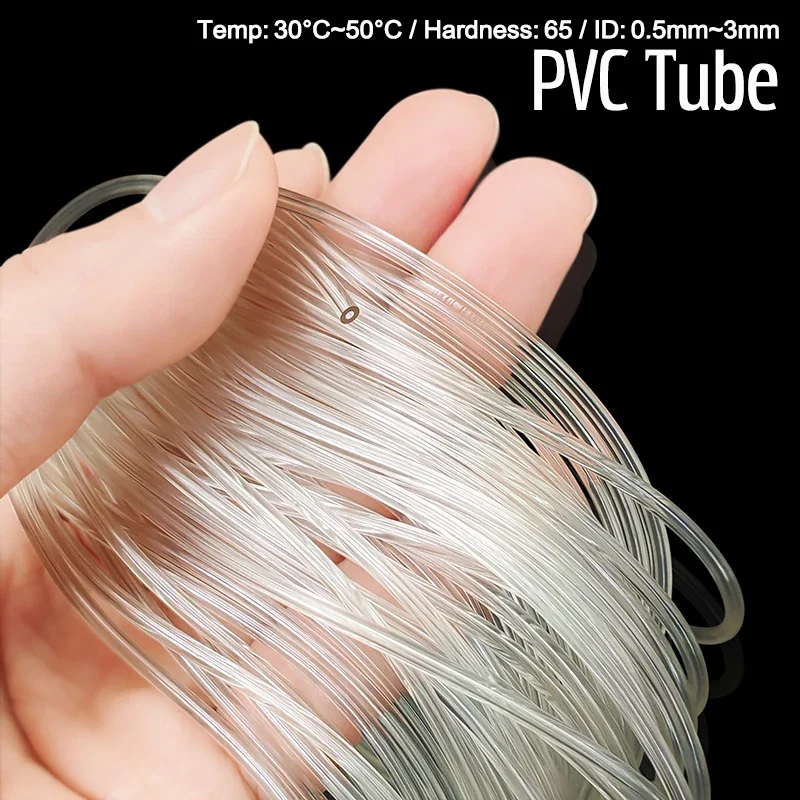 Anti-Bend Anti-Tear PVC Capillary Tube Small Plastic Tubing ID 0.5mm/0.8/1/1.5/2/2.5/3.5mm 5/10/15/20M Instrument Fluid Delivery
Anti-Bend Anti-Tear PVC Capillary Tube Small Plastic Tubing ID 0.5mm/0.8/1/1.5/2/2.5/3.5mm 5/10/15/20M Instrument Fluid Delivery