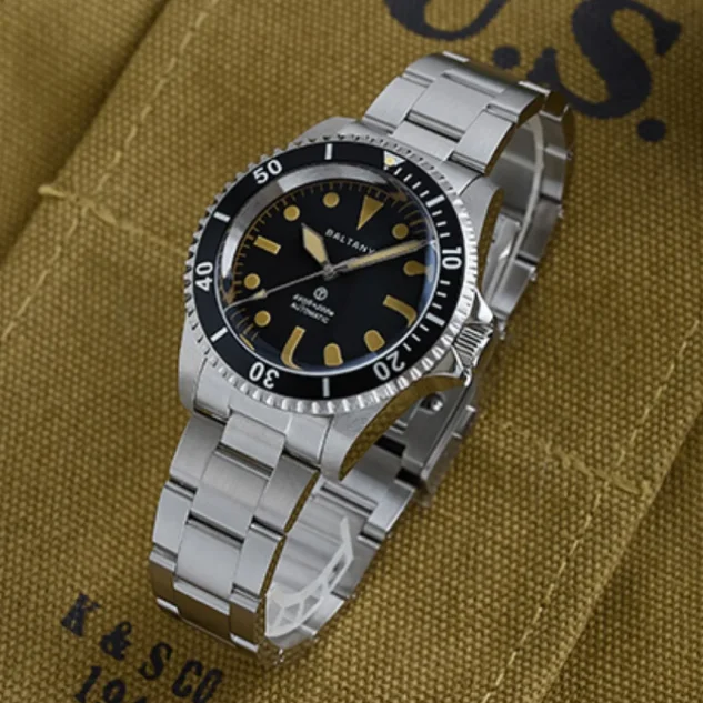 Baltany Men Automatic Watch 39mm Mechaical Wristwatch Sapphire Diver 20ATM Waterproof C3 Luminous NH38 Aluminum Bezel
Baltany Men Automatic Watch 39mm Mechaical Wristwatch Sapphire Diver 20ATM Waterproof C3 Luminous NH38 Aluminum Bezel