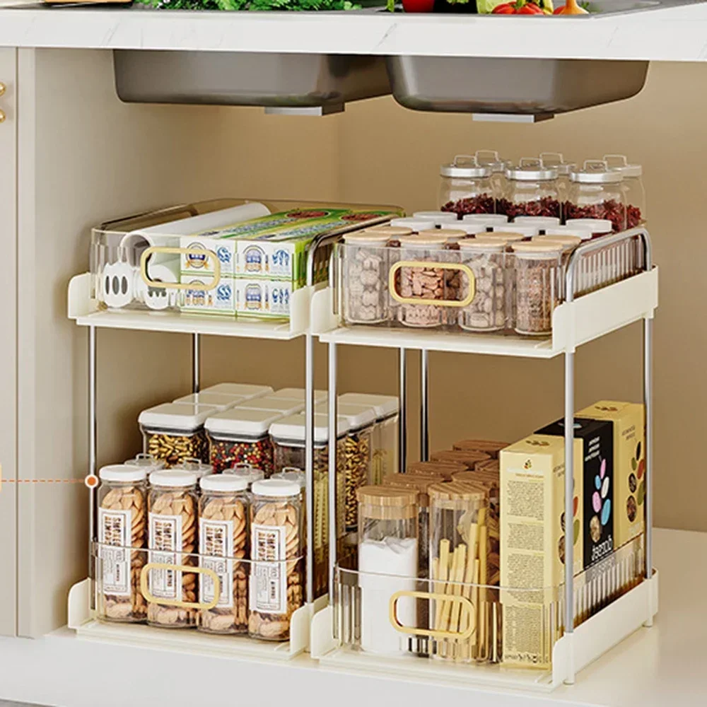 2024 New Kitchen Storage Rack Under Sink Storage Rack Shelves Bathroom Rack Sink Organizer Double-layer Pull-out Cabinet Storage
2024 New Kitchen Storage Rack Under Sink Storage Rack Shelves Bathroom Rack Sink Organizer Double-layer Pull-out Cabinet Storage