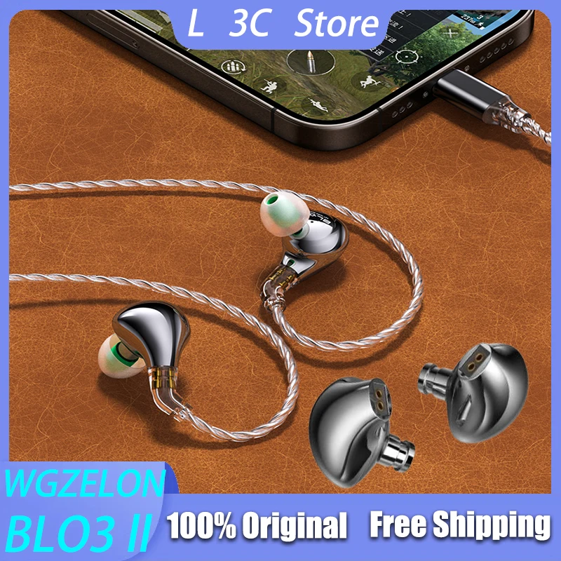 WGZELON BLO3 ll HiFi Wired Earphones 10mm Dual Cavity DD High Resolution High Bandwidth Monitor Music Earbuds Customized Headset
WGZELON BLO3 ll HiFi Wired Earphones 10mm Dual Cavity DD High Resolution High Bandwidth Monitor Music Earbuds Customized Headset