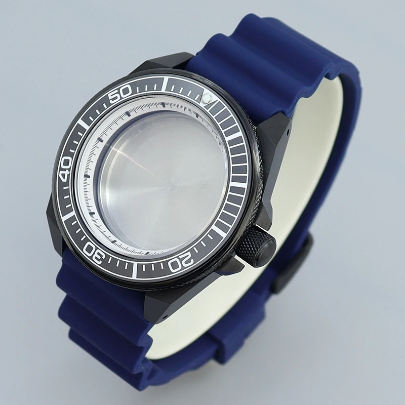 Черный корпус часов 43,8 мм, сапфировое стекло для NH35 NH36 NH38 4R36, механизмы, модифицированные детали для дайвинга самурая, резиновый ремешок с циферблатом 28,5 мм
Черный корпус часов 43,8 мм, сапфировое стекло для NH35 NH36 NH38 4R36, механизмы, модифицированные детали для дайвинга самурая, резиновый ремешок с циферблатом 28,5 мм