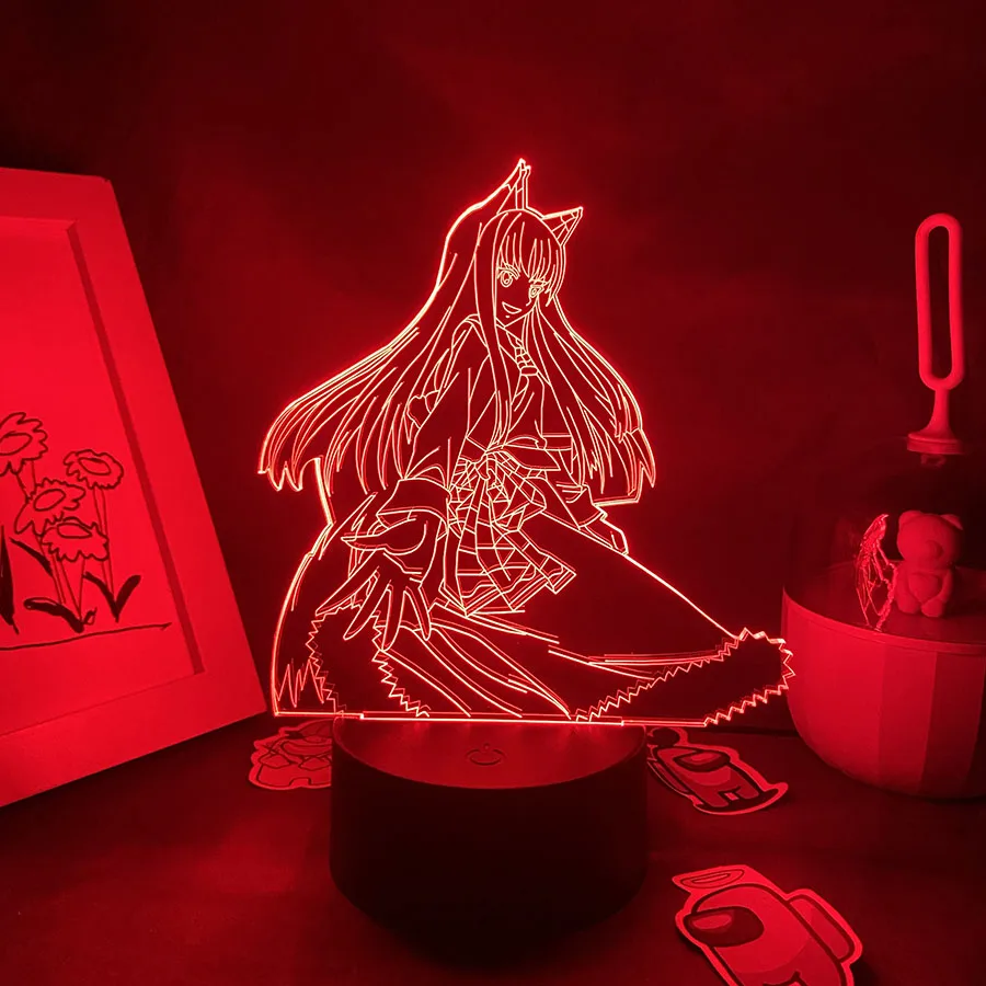 Аниме Spice and Wolf Holo 3D светодиодный ночник подарок на день рождения для друга отаку спальня декор стола манга фигурка неоновая лавовая лампа
Аниме Spice and Wolf Holo 3D светодиодный ночник подарок на день рождения для друга отаку спальня декор стола манга фигурка неоновая лавовая лампа