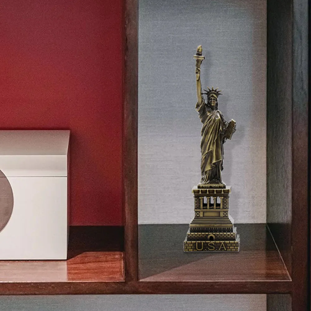 Metal Statue Statue Of Liberty Decor 18cm Home Decoration Fine Workmanship Desktop Garden Adornment Liberty Ornament
Metal Statue Statue Of Liberty Decor 18cm Home Decoration Fine Workmanship Desktop Garden Adornment Liberty Ornament