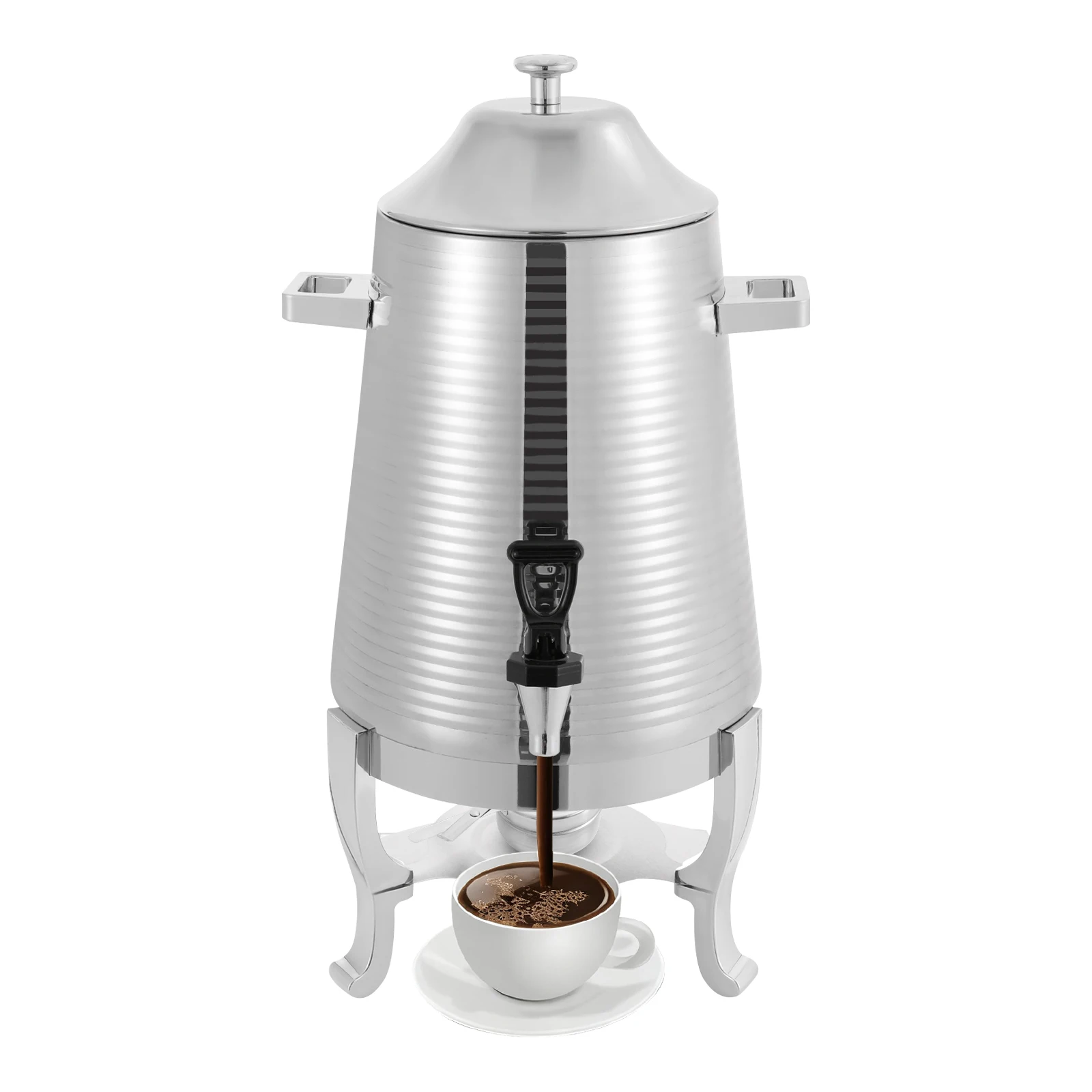 13L Stainless Steel Thermos Flask Insulation Furnace, Hot Drink Dispenser Hot Beverage Dispenser, Electric/Alcohol Heating
13L Stainless Steel Thermos Flask Insulation Furnace, Hot Drink Dispenser Hot Beverage Dispenser, Electric/Alcohol Heating