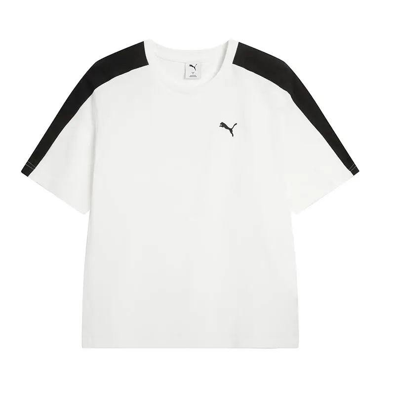 Белая мужская и женская спортивная повседневная футболка с короткими рукавами Puma 63478602
Белая мужская и женская спортивная повседневная футболка с короткими рукавами Puma 63478602