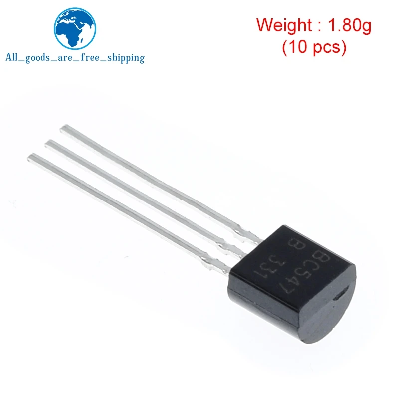 TZT 100/300pcs BC547 45V / 0.1A
TZT 100/300pcs BC547 45V / 0.1A