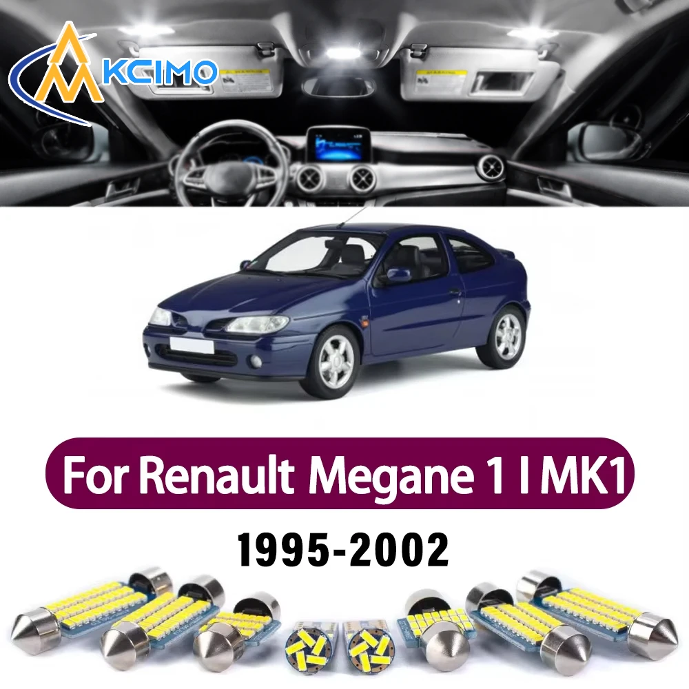 LED Interior Light Kit For Renault Megane 1 I MK1 1995-2002 Dome Map Lamp White Blue Car Accessories Super Bright
LED Interior Light Kit For Renault Megane 1 I MK1 1995-2002 Dome Map Lamp White Blue Car Accessories Super Bright