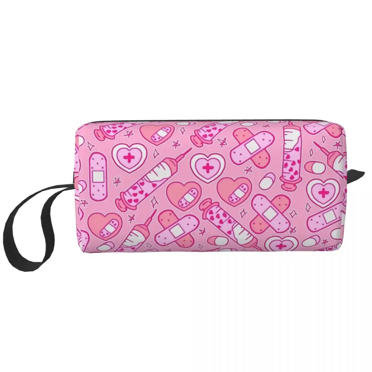 Nursing Medica Pattern Nurse Bright Pink Large Makeup Bag Beauty Pouch Travel Cosmetic Bags Storage Bag for Unisex
Nursing Medica Pattern Nurse Bright Pink Large Makeup Bag Beauty Pouch Travel Cosmetic Bags Storage Bag for Unisex