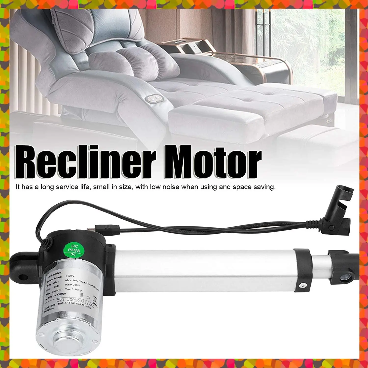 Promotion! Linear Actuator Electric Recliner Motor Replacement Kit DC 24V Recliner Motor For Sofa Massage Chair
Promotion! Linear Actuator Electric Recliner Motor Replacement Kit DC 24V Recliner Motor For Sofa Massage Chair