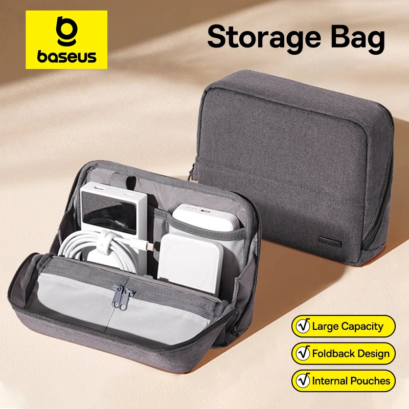 Baseus Phone Storage Bag for iPhone 17 Samsung Waterproof Digital Electronic Organizer Portable Power Bank Charger Camera Bag
Baseus Phone Storage Bag for iPhone 17 Samsung Waterproof Digital Electronic Organizer Portable Power Bank Charger Camera Bag