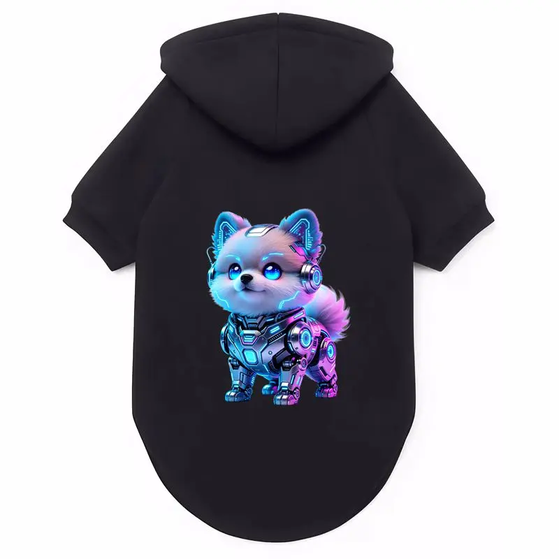 Dog Hoodie Cyberpunk Mech Puppy Print Cute Pet Pullover
Dog Hoodie Cyberpunk Mech Puppy Print Cute Pet Pullover