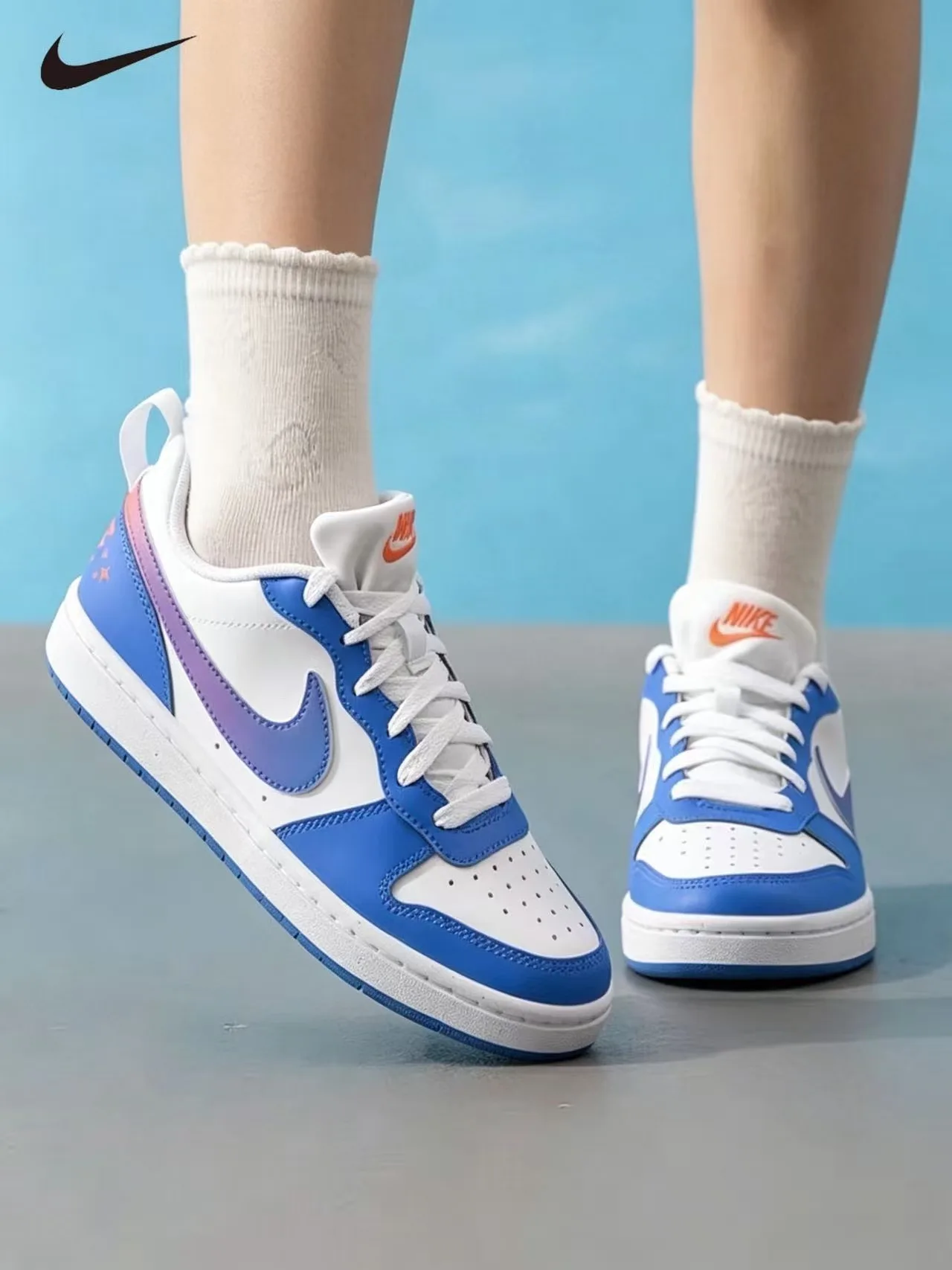 Nike Court Borough Low GS Grade School Sneakers Low Top Leather Casual Board Shoes Big Kids Classic Sports Shoes IR5462-101
Nike Court Borough Low GS Grade School Sneakers Low Top Leather Casual Board Shoes Big Kids Classic Sports Shoes IR5462-101