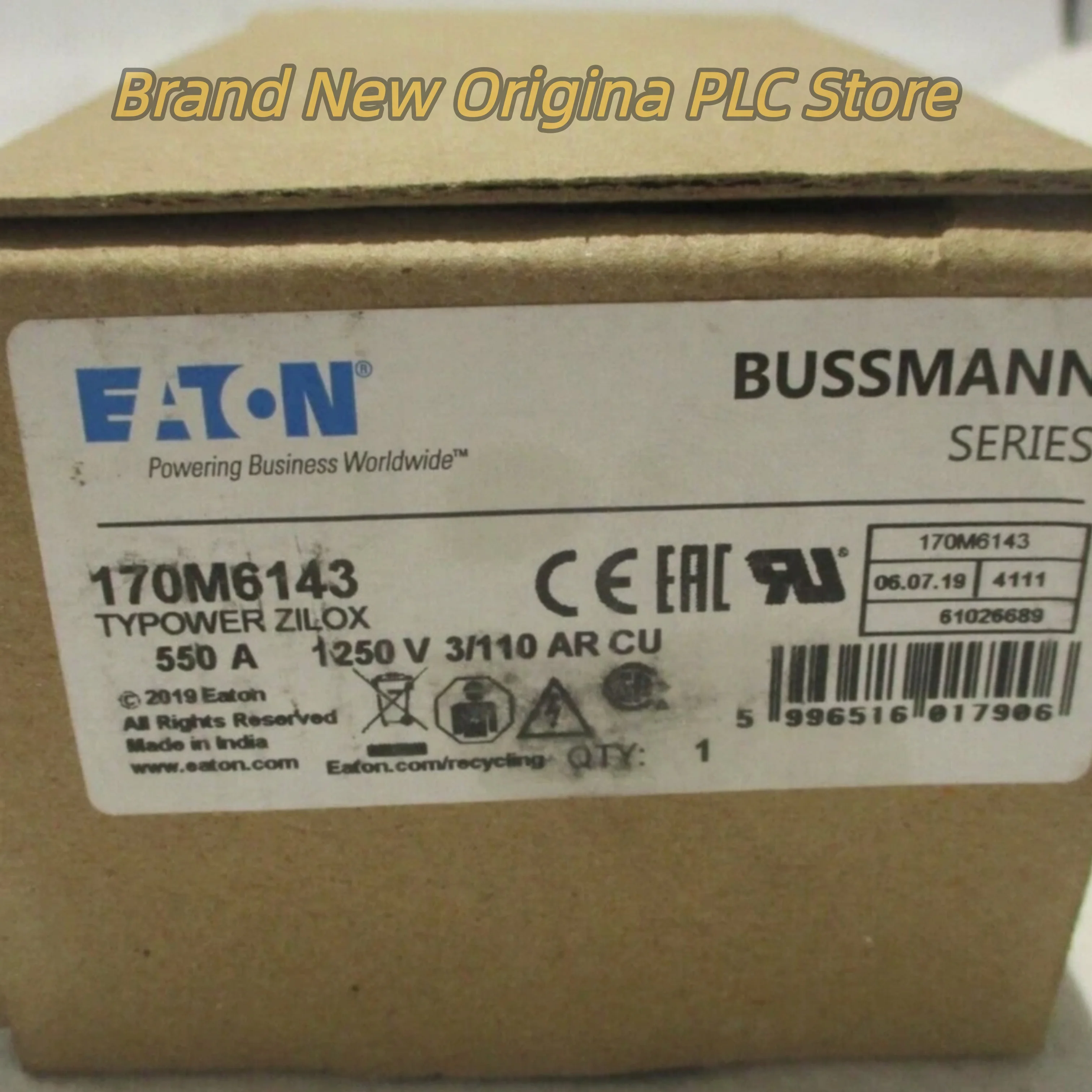 Новый в коробке предохранитель 170M6143 170M6144
Новый в коробке предохранитель 170M6143 170M6144