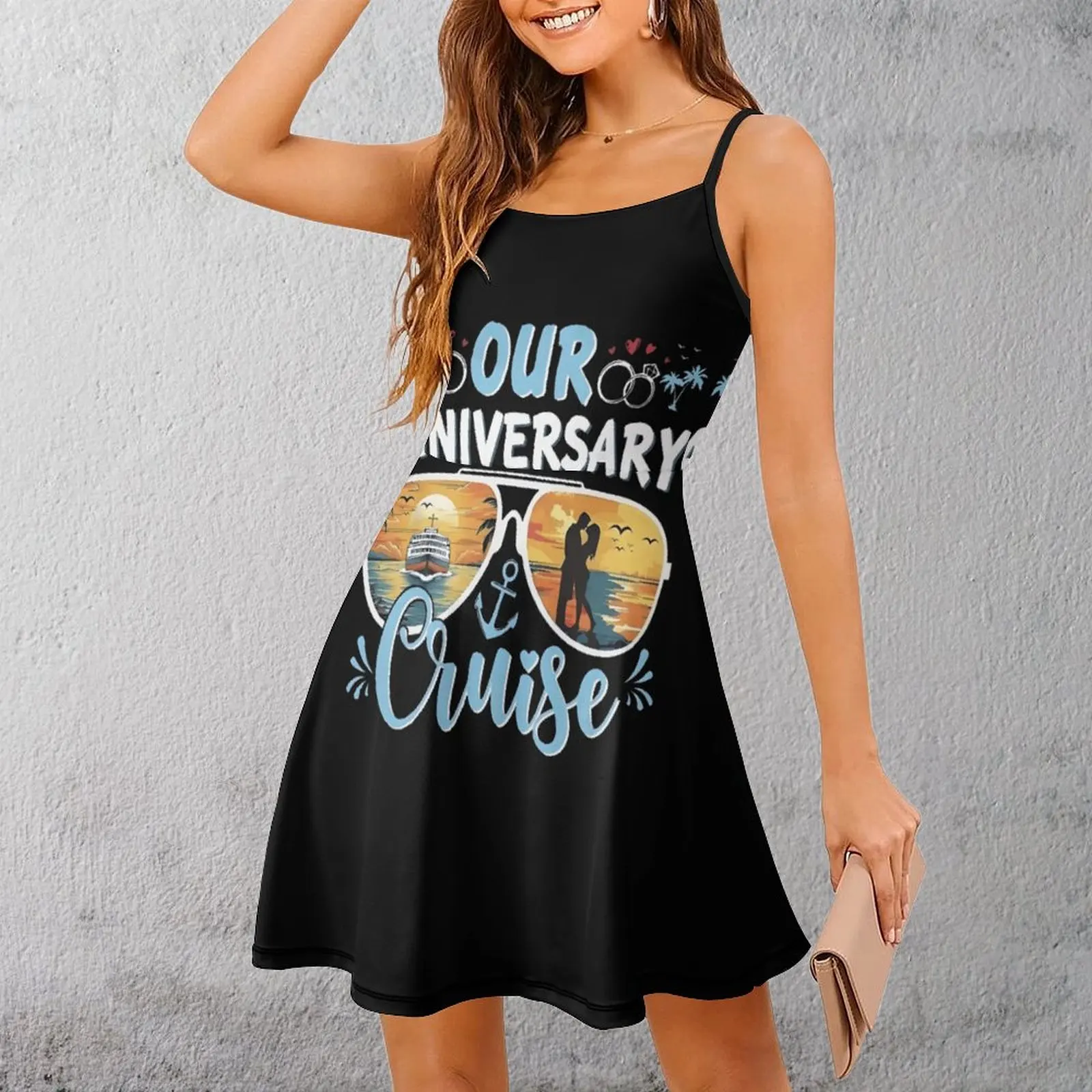 Сексуальное женское платье на бретельках с юбилейными круизными воспоминаниями, забавное женское платье для клубов компьютерщиков, платье с забавной графикой
Сексуальное женское платье на бретельках с юбилейными круизными воспоминаниями, забавное женское платье для клубов компьютерщиков, платье с забавной графикой