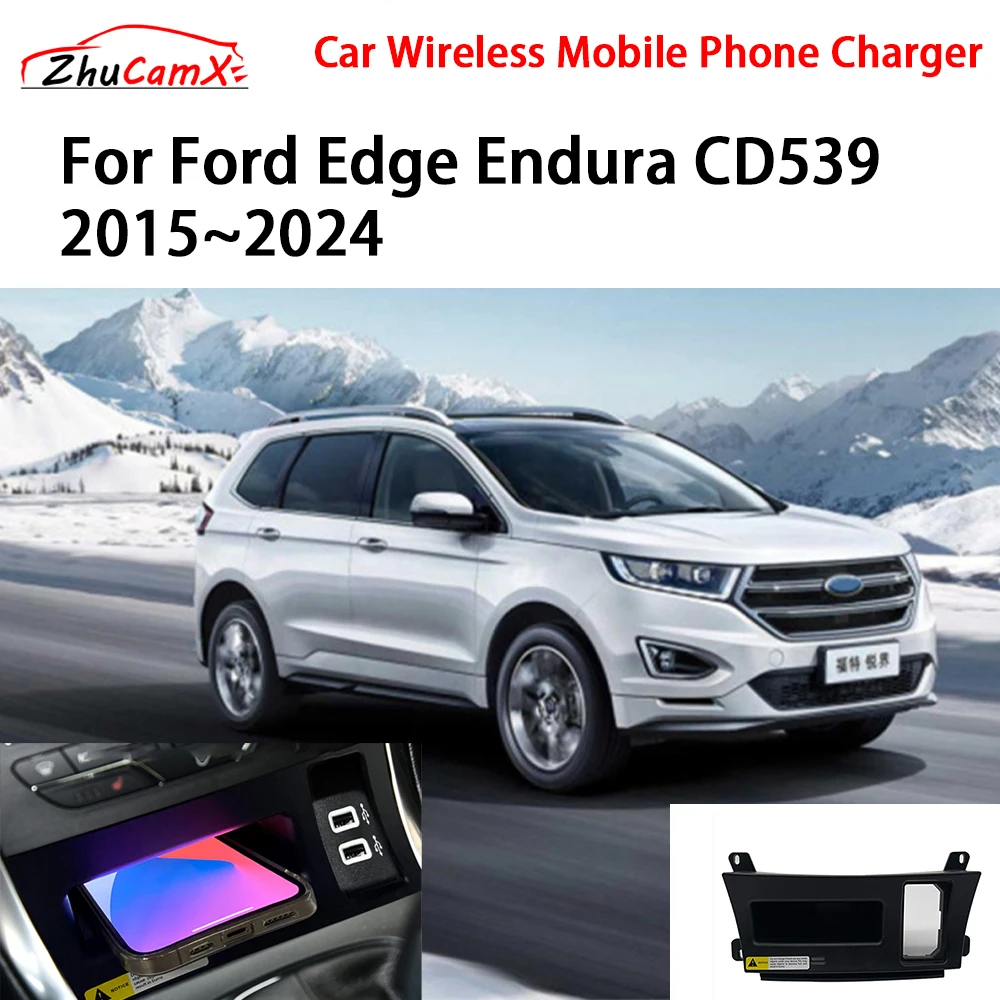 Car Wireless Mobile Phone Charger Center Console Storage QI 18W iPhone fast charge for Ford Edge Endura CD539 2015–2024
Car Wireless Mobile Phone Charger Center Console Storage QI 18W iPhone fast charge for Ford Edge Endura CD539 2015–2024