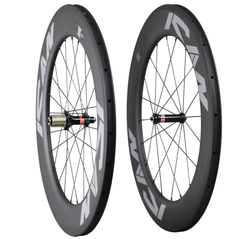 STLF 700C Bicycle Parts 86mm Rims Carbon Fiber Ican Bikes Racing Wheels with Novatec QR Hub 
STLF 700C Bicycle Parts 86mm Rims Carbon Fiber Ican Bikes Racing Wheels with Novatec QR Hub