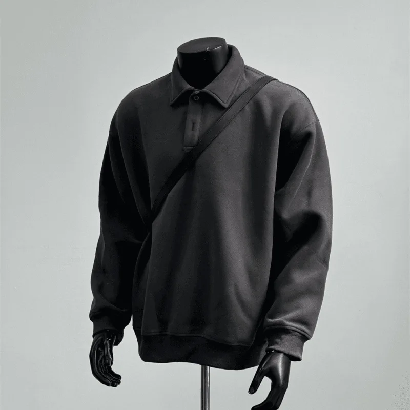 Men's Autumn and Winter American Casual Shirt Versatile Solid Color Loose Fashion Long-sleeved Pullover Top Trendy
Men's Autumn and Winter American Casual Shirt Versatile Solid Color Loose Fashion Long-sleeved Pullover Top Trendy
