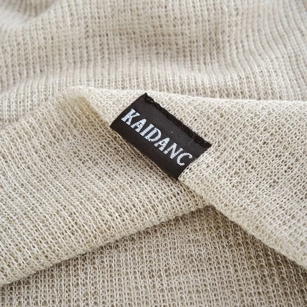 Polyester Thin Breathable Pullover Hat Double Layer Windproof Knitted Outdoor Baggy Skullcaps Warm Soft Fashionable Baotou Hat
Polyester Thin Breathable Pullover Hat Double Layer Windproof Knitted Outdoor Baggy Skullcaps Warm Soft Fashionable Baotou Hat