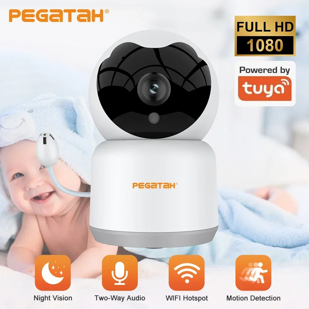 1080P HD Tuya Wifi IP Camera Indoor Baby Monitor Two Way Audio Baby Cry Detection Night Vision P2P Home IP PTZ Cameras
1080P HD Tuya Wifi IP Camera Indoor Baby Monitor Two Way Audio Baby Cry Detection Night Vision P2P Home IP PTZ Cameras