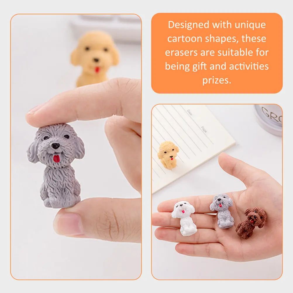 20Pcs Puppy Rubber Erasers Cartoon Animal Erasers Lovely School Supplies Students Cute Dog Shaped Erasing Tool Prize Gift
20Pcs Puppy Rubber Erasers Cartoon Animal Erasers Lovely School Supplies Students Cute Dog Shaped Erasing Tool Prize Gift