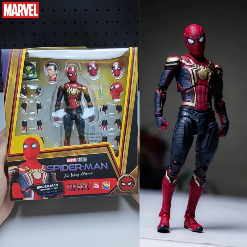 В наличии оригинальные фигурки Человека-паука Marvel 1/12 Medicom Mafex Человек-паук: No Way Home Fusion Костюм Коллекционная модель игрушки
В наличии оригинальные фигурки Человека-паука Marvel 1/12 Medicom Mafex Человек-паук: No Way Home Fusion Костюм Коллекционная модель игрушки