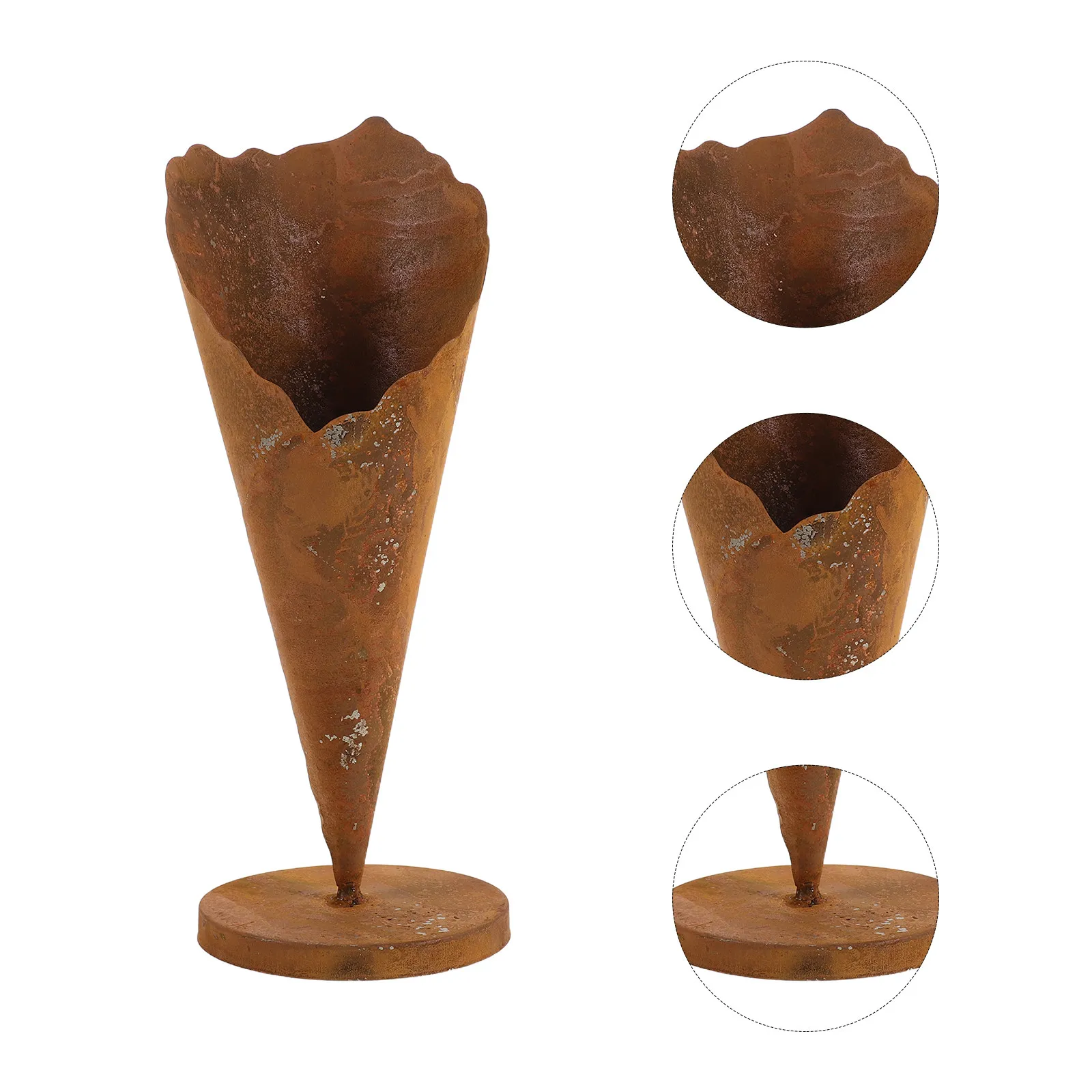 Unique Rust Metal Flower Pot Rustic Iron Flowerpot For Garden Home Decoration Multipurpose Plant Container Flower Arranger Vase
Unique Rust Metal Flower Pot Rustic Iron Flowerpot For Garden Home Decoration Multipurpose Plant Container Flower Arranger Vase