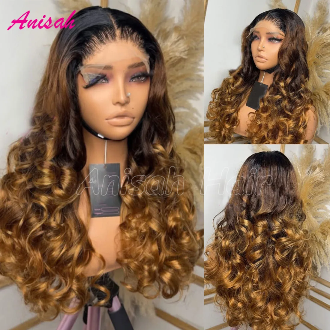 Ombre Honey Blonde Loose Body Wave Human Hair Wigs 13x4 13X6 Lace Frontal Wig 100% Human Hair Colored Lace Closure Wigs
Ombre Honey Blonde Loose Body Wave Human Hair Wigs 13x4 13X6 Lace Frontal Wig 100% Human Hair Colored Lace Closure Wigs