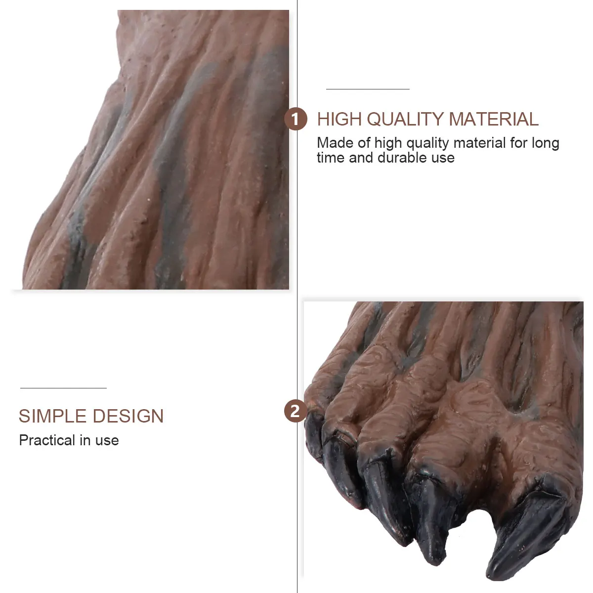 Foot Cover Premium Latex Halloween Decor Fright Costume Accessory Scary Party Props Unique Design Gloves Durable Long
Foot Cover Premium Latex Halloween Decor Fright Costume Accessory Scary Party Props Unique Design Gloves Durable Long