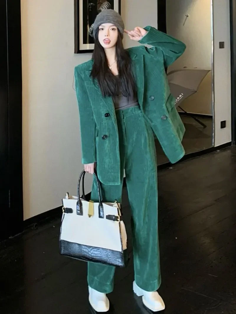 2025 Maillard Spring New Suit Women's Age Reducing Casual Fashion Suit Western Pants Two Piece Set Trendy Female Clothing
2025 Maillard Spring New Suit Women's Age Reducing Casual Fashion Suit Western Pants Two Piece Set Trendy Female Clothing