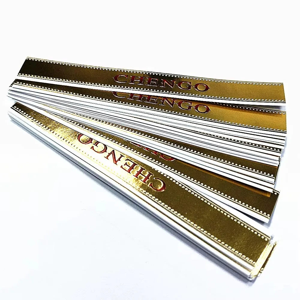 Custom Gold Foil Embossed Cigar Labels Ring|Individually Cut|Luxury Printing
Custom Gold Foil Embossed Cigar Labels Ring|Individually Cut|Luxury Printing