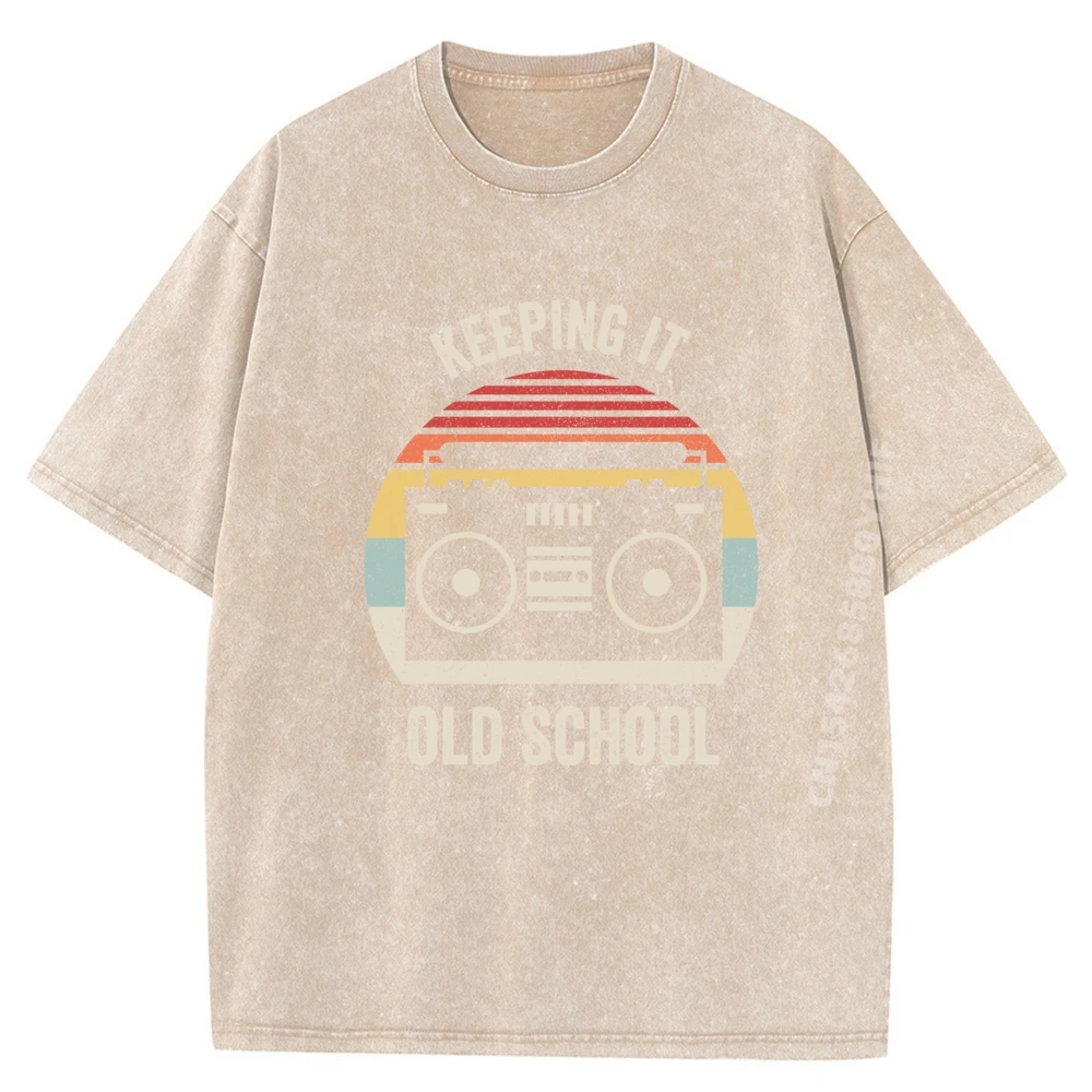 Retro Keeping It Old School Retro Mens T Shirts Comfortable Short Sleeve Pure Cotton Tees Street Retro Washed T-shirts
Retro Keeping It Old School Retro Mens T Shirts Comfortable Short Sleeve Pure Cotton Tees Street Retro Washed T-shirts