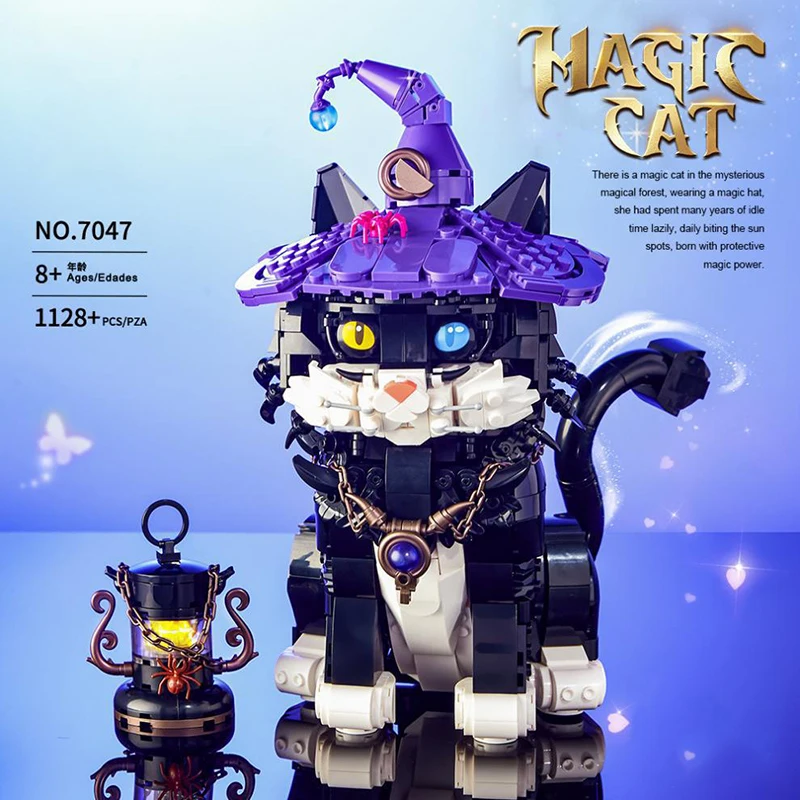 Technical Magic Cat Building Blocks MOC Creative Model Animal World Set Bricks STEM Educational Assembly Toy for Adults Kid Gift
Technical Magic Cat Building Blocks MOC Creative Model Animal World Set Bricks STEM Educational Assembly Toy for Adults Kid Gift