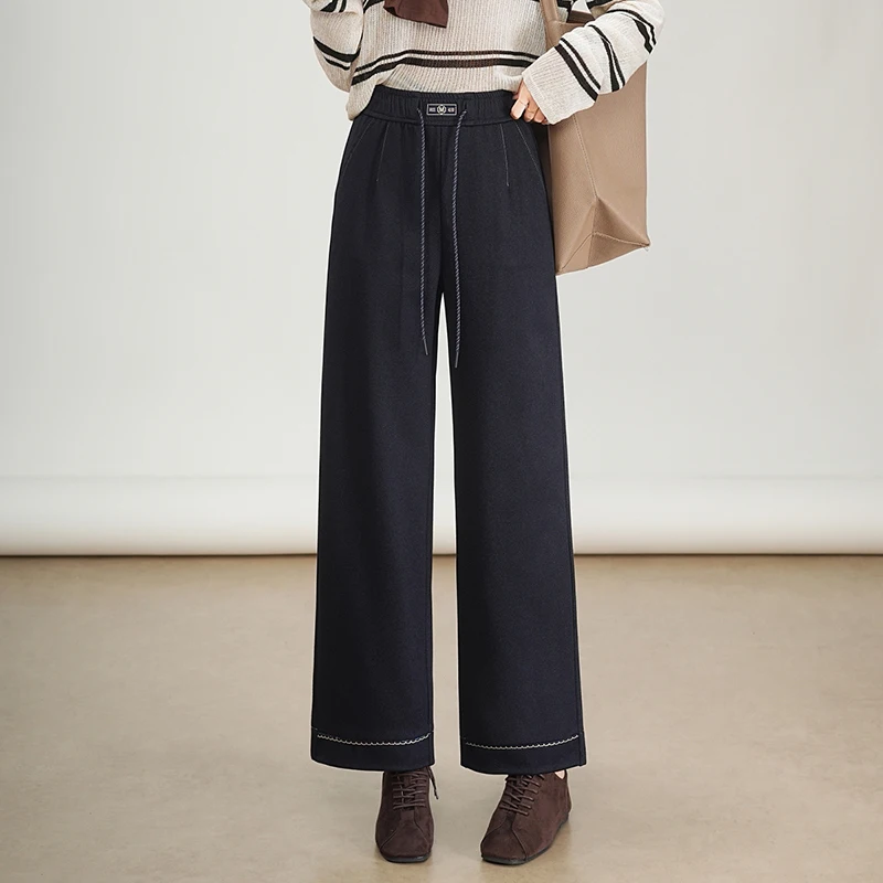 Новинка 2023 года, женские джинсовые широкие брюки с высокой талией, облегающие удобные повседневные брюки прямого кроя на осень M-4XL 
Новинка 2023 года, женские джинсовые широкие брюки с высокой талией, облегающие удобные повседневные брюки прямого кроя на осень M-4XL