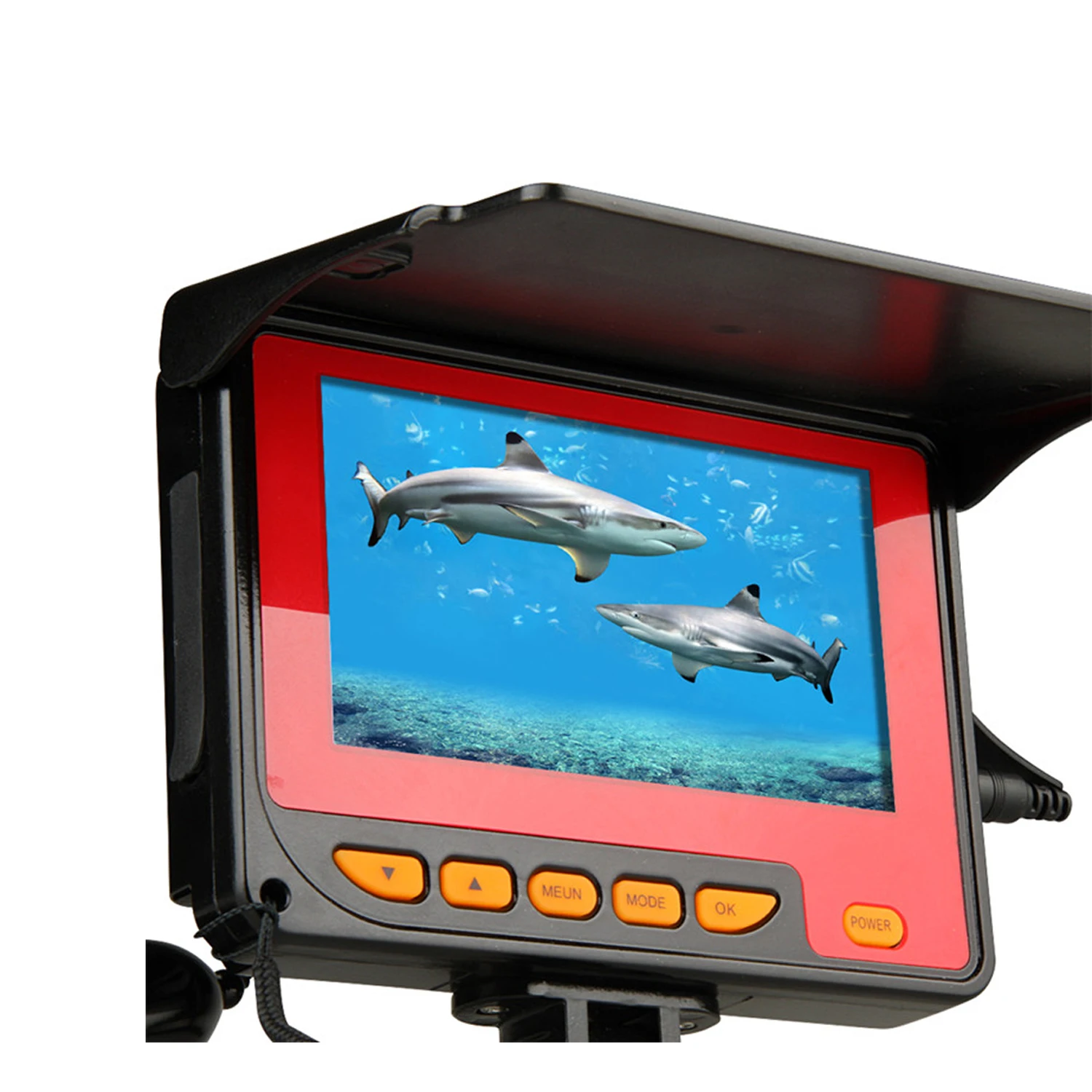 20m 4.3" Color LCD Display Portable Fish Finder, IR Underwater Fishing Camera With 1000TVL+4 IR LED Lights+DVR
20m 4.3" Color LCD Display Portable Fish Finder, IR Underwater Fishing Camera With 1000TVL+4 IR LED Lights+DVR