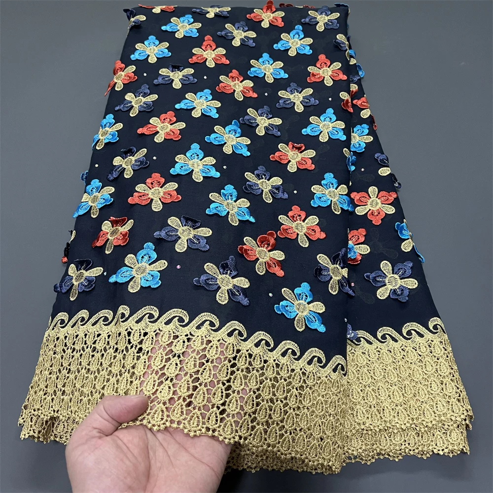 2025 African Nigerian Tulle Lace Fabric for Dress Sewing High Quality Pure Embroidery Damask Cotton Wedding Party 5Yard PS0090
2025 African Nigerian Tulle Lace Fabric for Dress Sewing High Quality Pure Embroidery Damask Cotton Wedding Party 5Yard PS0090