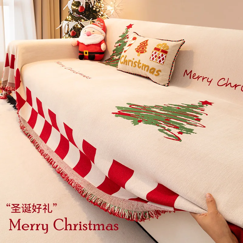 Red Christmas Sofa Cover Blanket Multi Functional Couch Chair Tapestry Non-Slip Sofa Cushion Dust Cover Furniture Protector 
Red Christmas Sofa Cover Blanket Multi Functional Couch Chair Tapestry Non-Slip Sofa Cushion Dust Cover Furniture Protector