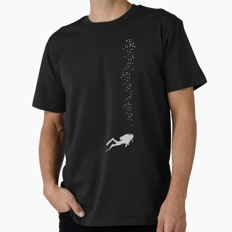 Scuba Diver Bubble Funny Gift T-shirt 100% Cotton print tee Short Sleeve Graphic Clothes All size Tops S-6XL
Scuba Diver Bubble Funny Gift T-shirt 100% Cotton print tee Short Sleeve Graphic Clothes All size Tops S-6XL
