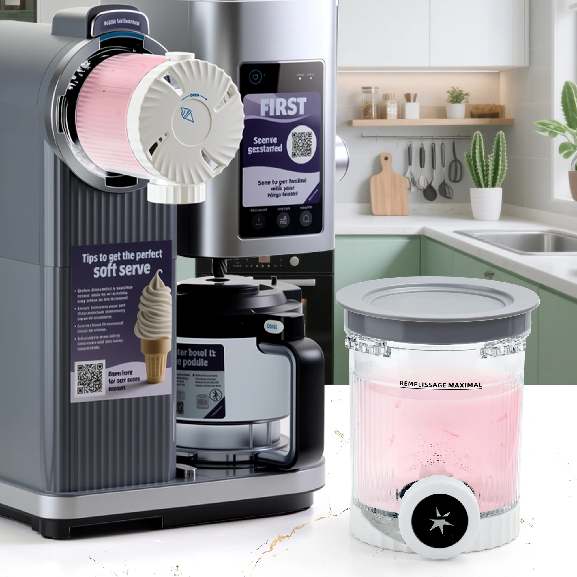 Контейнеры Creami для мороженого Ninja Swirl, контейнеры Creami Pint 1 шт., совместимые с Creami Ninja NC701
Контейнеры Creami для мороженого Ninja Swirl, контейнеры Creami Pint 1 шт., совместимые с Creami Ninja NC701