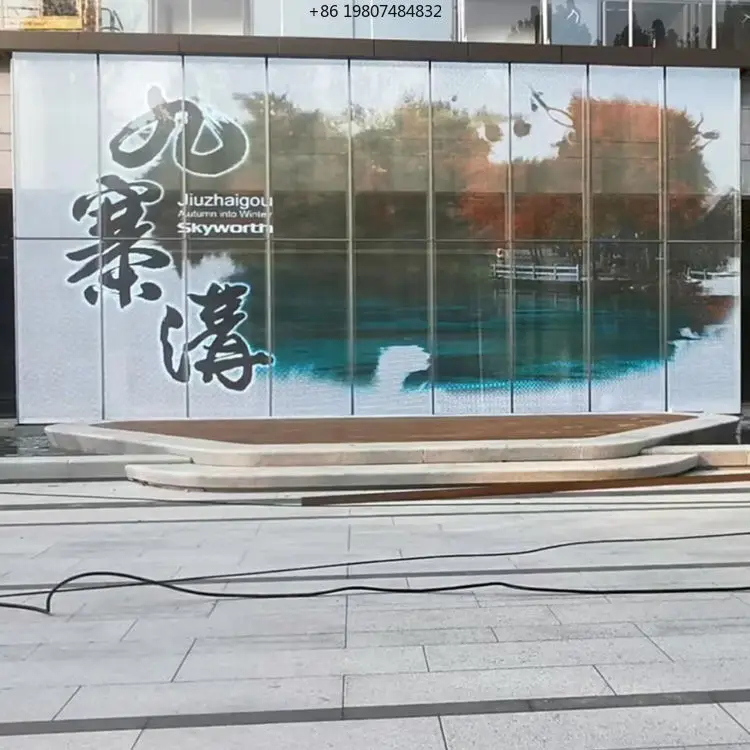 Holographic Animation Graphics for Car Windows Glass Wall Video Transparency Flexible Full Color LED Film Screen Ultra Thin
Holographic Animation Graphics for Car Windows Glass Wall Video Transparency Flexible Full Color LED Film Screen Ultra Thin