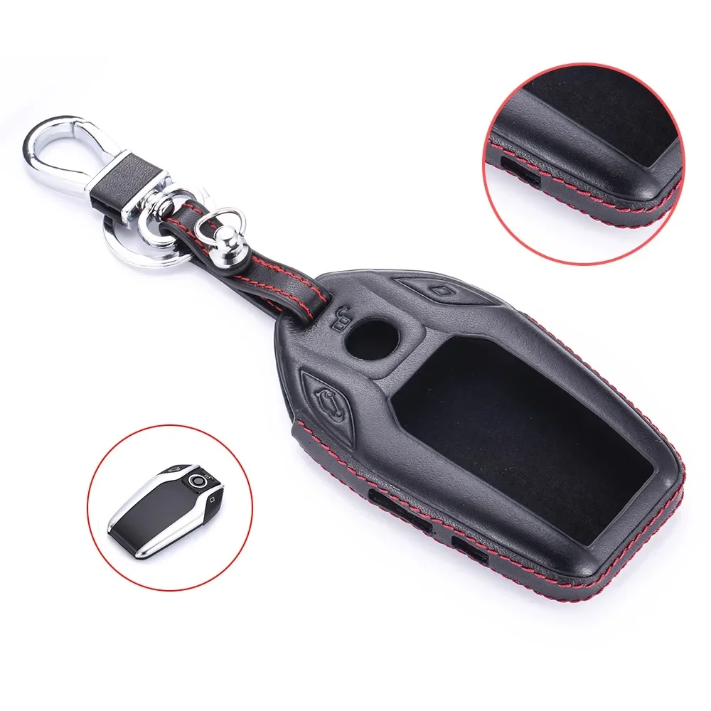 For BMW G12 5 7 Series 730i 740i 750i 760i LCD Smart Remote Car Key Case Red Line Stitch 4D Leather Keychain Protector Cover
For BMW G12 5 7 Series 730i 740i 750i 760i LCD Smart Remote Car Key Case Red Line Stitch 4D Leather Keychain Protector Cover