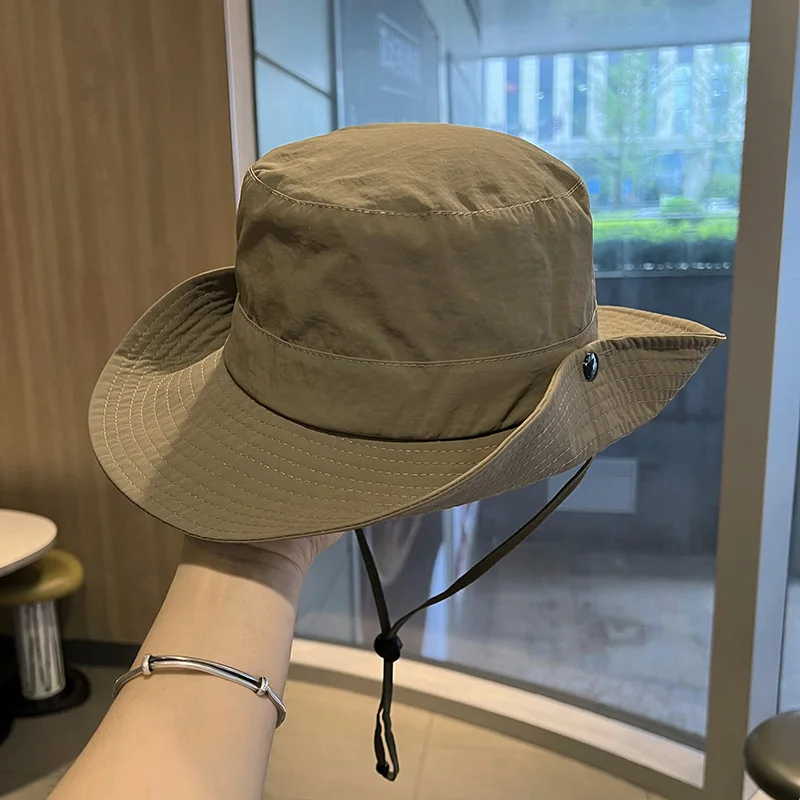 Quick-Drying Alpine Cap Women's Summer Outdoor Sun Protection Sun Hat Breathable Western Cowboy Hat Fishing Camping Fisherman Ha
Quick-Drying Alpine Cap Women's Summer Outdoor Sun Protection Sun Hat Breathable Western Cowboy Hat Fishing Camping Fisherman Ha